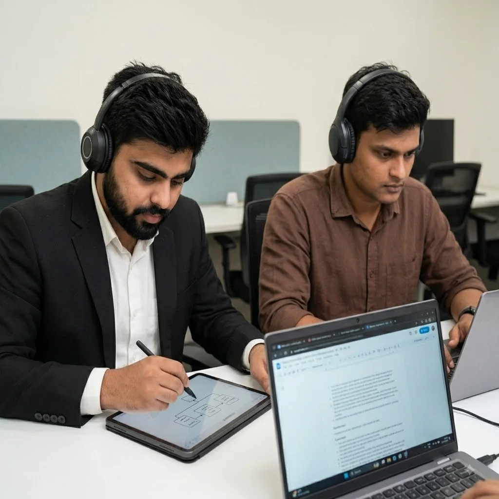Software development sprint and coding